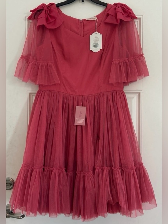 Ivy City Co Dresses & Skirts - Ivy Citi co. Serine Dress, Size L, Color like Salmon or Pink, New With Tag.